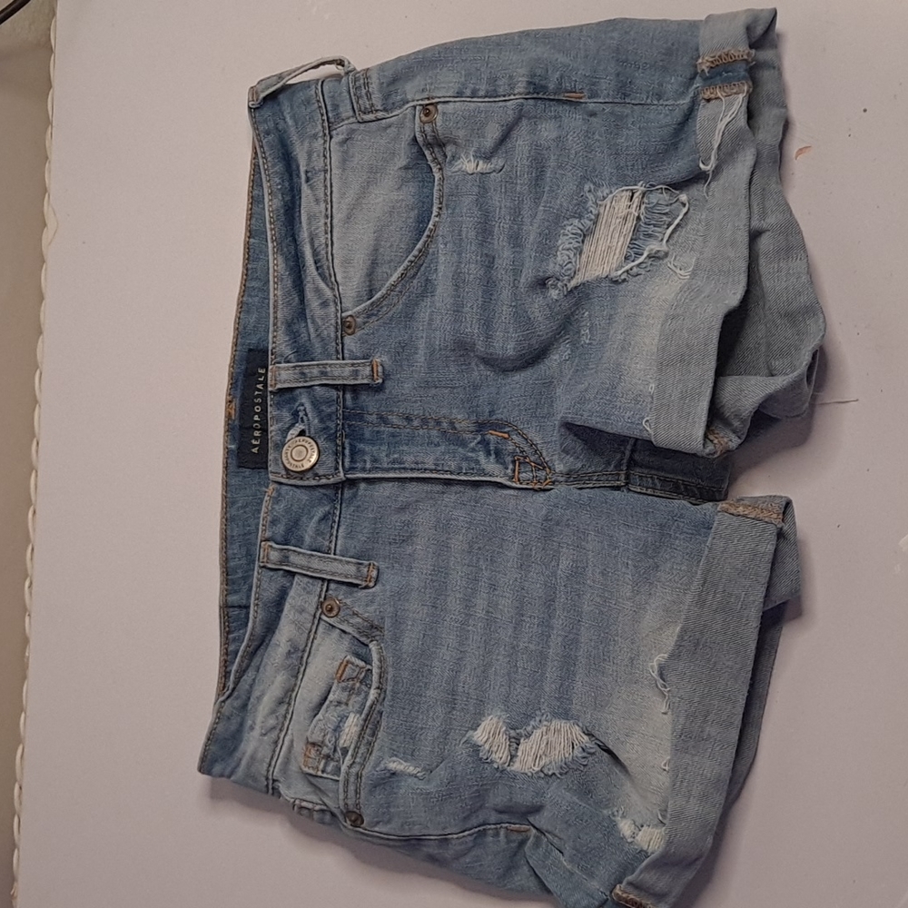 Aeropostale Blue Jean Shorts